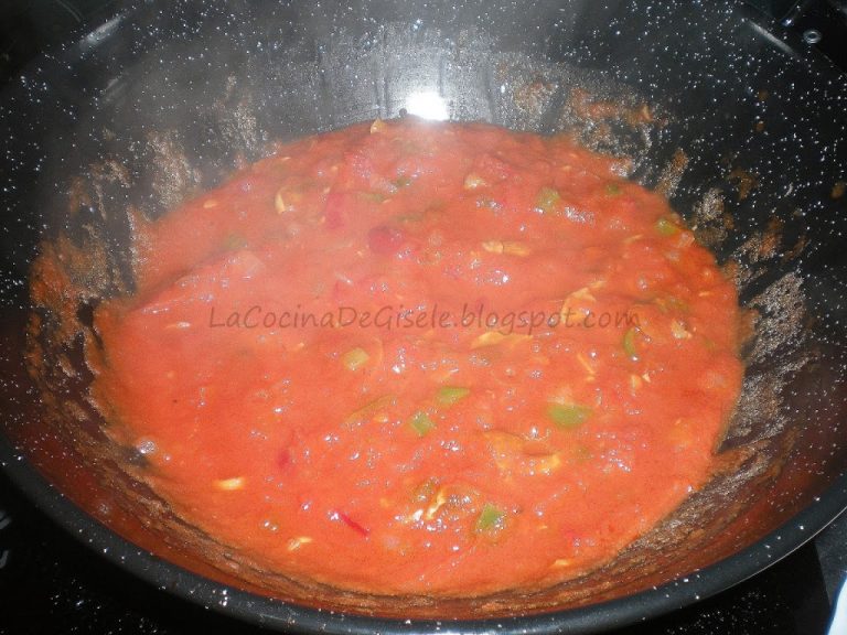 Risotto de tomate con gambas (Camarones) LA COCINA DE GISELE