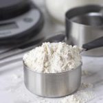 How to 50 grams flour to cups?